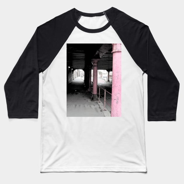 Marsh Street Bridge 3 colour Baseball T-Shirt by Colin-Bentham